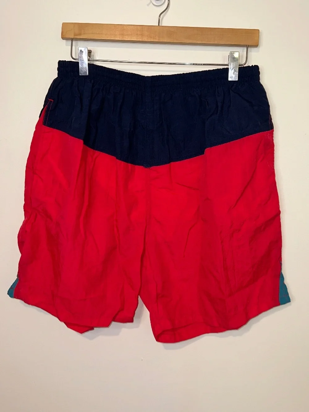 Vintage Cherokee Sport Swim Trunks Pink Blue Teal Large